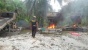 Penambangan Emas Ilegal Di Riau Meliar, Polisi Bakar Peralatan